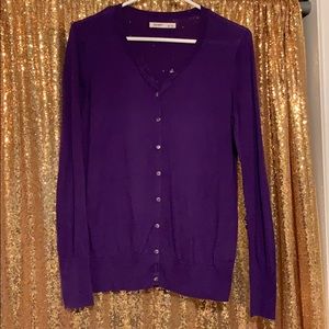 Great purple cardigan